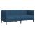 Canapea cu 2 locuri, albastru, material textil GartenMobel Dekor