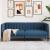 Canapea cu 2 locuri, albastru, material textil GartenMobel Dekor