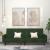 Canapea extensibilă cu 2 locuri, verde închis, catifea GartenMobel Dekor