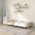 Canapea extensibilă cu 2 locuri, crem, material textil GartenMobel Dekor