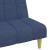Canapea extensibilă cu 2 locuri, albastru, material textil GartenMobel Dekor