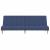Canapea extensibilă cu 2 locuri, albastru, material textil GartenMobel Dekor