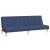 Canapea extensibilă cu 2 locuri, albastru, material textil GartenMobel Dekor
