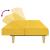 Canapea extensibilă cu 2 locuri, galben, material textil GartenMobel Dekor