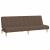 Canapea extensibilă cu 2 locuri, gri taupe, material textil GartenMobel Dekor