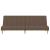 Canapea extensibilă cu 2 locuri, gri taupe, material textil GartenMobel Dekor