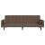 Canapea extensibilă cu 2 locuri, 2 perne, gri taupe, textil GartenMobel Dekor