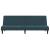 Canapea extensibilă cu 2 locuri, albastru, catifea GartenMobel Dekor