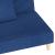Canapea extensibilă cu 2 locuri, 2 perne, albastru, textil GartenMobel Dekor