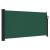 Copertina laterală retractabilă, verde închis, 100x300 cm GartenMobel Dekor