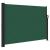 Copertina laterală retractabilă, verde închis, 140x300 cm GartenMobel Dekor