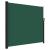 Copertină laterală retractabilă, verde închis, 180x600 cm GartenMobel Dekor