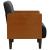 Canapea Scaun cu Cotiere Negru 55 cm Catifea GartenMobel Dekor