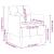 Canapea Scaun cu Cotiere Maro 55 cm Catifea GartenMobel Dekor