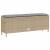 Bancă de grădină cu pernă Bej 110x30x40,5 cm Poly Ratan GartenMobel Dekor