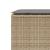 Bancă de grădină cu pernă Bej 110x30x40,5 cm Poly Ratan GartenMobel Dekor
