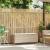 Bancă de grădină cu pernă Bej 110x30x40,5 cm Poly Ratan GartenMobel Dekor