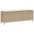 Bancă de grădină cu pernă Bej 110x30x40,5 cm Poly Ratan GartenMobel Dekor