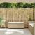 Bancă de grădină cu pernă Bej 110x30x40,5 cm Poly Ratan GartenMobel Dekor