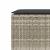 Bancă de grădină cu pernă gri deschis 110x30x40,5 cm Poly Ratan GartenMobel Dekor
