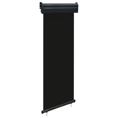 Copertină laterală de balcon, negru, 60 x 250 cm GartenMobel Dekor