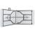 Masă de grădină pliabilă, alb, 180x72x72 cm, HDPE GartenMobel Dekor