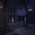 Pom Crăciun, 600 LED-uri lumină albastră, flori de cireș 300 cm GartenMobel Dekor