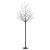 Pom Crăciun, 600 LED-uri lumină albastră, flori de cireș 300 cm GartenMobel Dekor