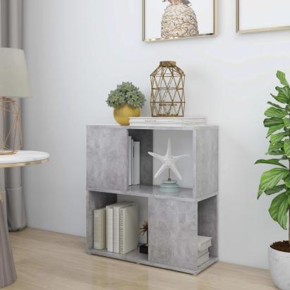 Bibliotecă, gri beton, 60 x 24 x 63 cm, PAL GartenMobel Dekor