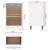 Dulap inferior cu sertar gri sonoma 50x46x81,5cm lemn prelucrat GartenMobel Dekor