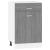 Dulap inferior cu sertar gri sonoma 50x46x81,5cm lemn prelucrat GartenMobel Dekor