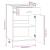 Dulap inferior cu sertar gri sonoma 50x46x81,5cm lemn prelucrat GartenMobel Dekor