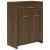 Dulap de baie, stejar maro, 60x33x80 cm, lemn prelucrat GartenMobel Dekor