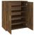 Pantofar, stejar fumuriu, 60x35x70 cm, lemn prelucrat GartenMobel Dekor
