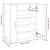 Pantofar, stejar fumuriu, 60x35x70 cm, lemn prelucrat GartenMobel Dekor