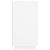 Dulap, alb, 80x34x75 cm, lemn prelucrat GartenMobel Dekor