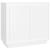 Dulap, alb, 80x34x75 cm, lemn prelucrat GartenMobel Dekor