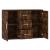 Dulap, stejar fumuriu, 91x29,5x65 cm, lemn compozit GartenMobel Dekor