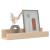 Rafturi de perete, 2 buc., 50x12x9 cm, lemn masiv de pin GartenMobel Dekor