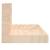 Rafturi de perete, 2 buc., 80x11x9 cm, lemn masiv de pin GartenMobel Dekor