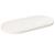 Blat de masă, alb, 60x30x2,5 cm, lemn masiv de pin, oval GartenMobel Dekor