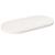 Blat de masă, alb, 70x35x2,5 cm, lemn masiv de pin, oval GartenMobel Dekor