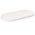 Blat de masă, alb, 80x40x2,5 cm, lemn masiv de pin, oval GartenMobel Dekor