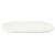 Blat de masă, alb, 90x45x2,5 cm, lemn masiv de pin, oval GartenMobel Dekor