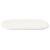 Blat de masă, alb, 110x55x2,5 cm, lemn masiv de pin, oval GartenMobel Dekor