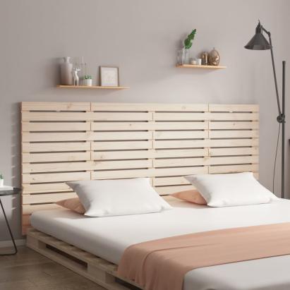 Tăblie de pat pentru perete, 206x3x91,5 cm, lemn masiv de pin GartenMobel Dekor