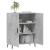 Dulap, gri beton, 69,5x34x90 cm, lemn compozit GartenMobel Dekor
