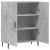 Dulap, gri beton, 69,5x34x90 cm, lemn compozit GartenMobel Dekor
