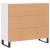 Dulap, alb, 90x34x80 cm, lemn compozit GartenMobel Dekor