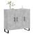 Dulap, gri beton, 90x34x80 cm, lemn compozit GartenMobel Dekor